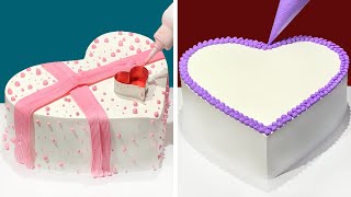 Amazing Heart Cake Decorating Ideas for Cake Lovers | Tasty Cake Decorating Tutorial | So Yummy Cake