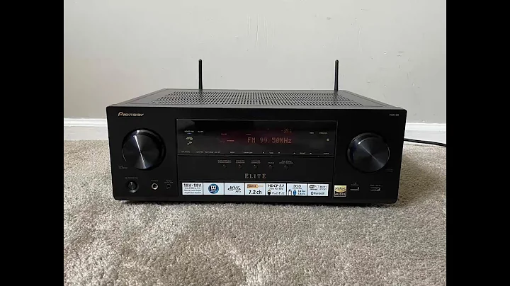 Pioneer Elite VSX-90 7.2 HDMI 4K Ultra HD Bluetooth WiFi Home Theater Surround Receiver