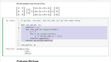 CS 320 Apr 6 (Part 1) - Linear Combinations of Columns