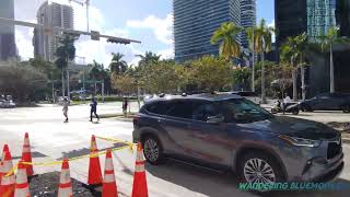 Brickell Neighborhood Walk 4K , Miami FL , January 2023