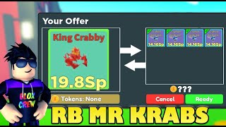 I Traded the *NEW* Divine RAINBOW KING CRABBY for this | Clicker Simulator