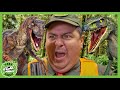 Raptors EVERYWHERE! What Do You Do?! | T-Rex Ranch Dinosaur Videos for Kids