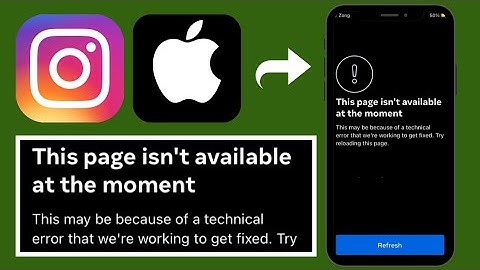 How to fix Instagram "This page isn