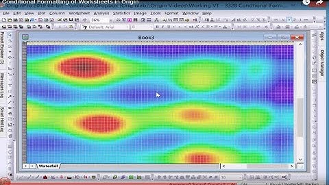 Conditional Formatting of Worksheets in Origin