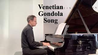 Mendelssohn: Venetian Gondola Song in g minor op.19 no.6