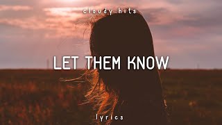 Mabel - Let Them Know (Clean - Lyrics) Resimi