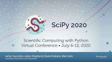 Oceanography, Data Ontology, and the Semantic Web |SciPy 2020| Saunders, Shepherd, Kinkade & Saito