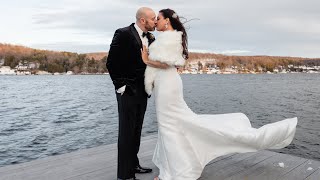 Warm &amp; Romantic At-Home Small Wedding on a Winter Lake ❄️ | Pennsylvania Wedding Film