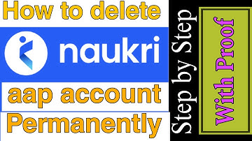 How to Delete Naukri.com app Account in Hindi
