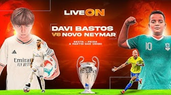 AO VIVO - DAVI BASTOS X NOVO NEYMAR - O MENOR X1 DA INTERNET!