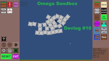 Omega Sandbox - Devlog #10 - v1.0.9