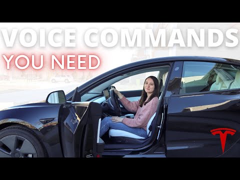 USEFUL VOICE COMMANDS FOR YOUR TESLA (Model 3, Model Y, Model S, Model X)