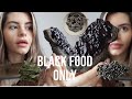 I Only Ate Black Foods For 24 Hours- DO NOT RECCOMEND