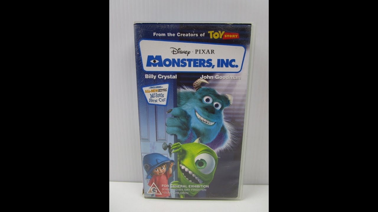 opening to monsters inc vhs australia 2002 - YouTube