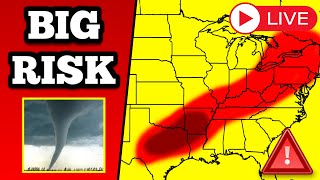 🔴 BREAKING Tornado Warning In Texas - Tornadoes Possible - With Live Storm Chasers