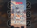 99% will Fails.. in this Brain Teaser 😱 #math #mathtest #mathchallenge #brainteasershort