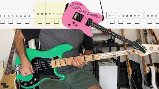 Machine Gun Kelly - Forget Me Too ft. Halsey Bass Cover (With Tab)