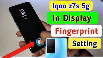 Iqoo z7s display fingerprint setting/Iqoo z7s fingerprint screen lock/fingerprint sensor