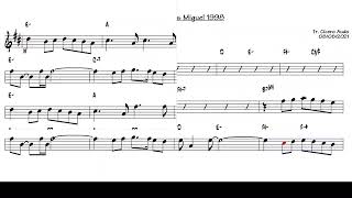 Video thumbnail of "Sabor a Mí - Luis Miguel 1998 (Alto Sax Eb) [Sheet music]"