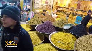 Walking in Jalalabad AFG | Dried fruit market | Taliban Rule