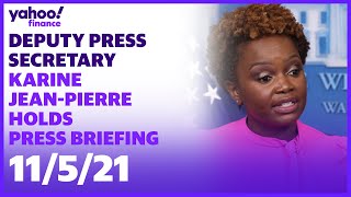 Deputy Press Secretary Karine Jean-Pierre holds press briefing