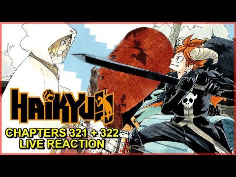 This Is Fun Haikyuu Chapters 321 322 Live Reaction ハイキュー Youtube