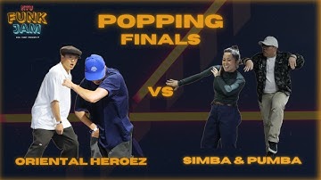 ORIENTAL HEROEZ vs SIMBA & PUMBA | Popping Finals | NTU Funk Jam 2023
