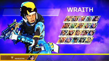 INCOMING WRAITH Skins "INTRO SELECT ANIMATION" in Apex Legends