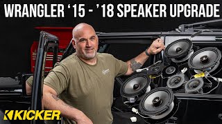 Kicker Plug & Play 8 Speaker Bundle | '15  '18 Jeep JK Wrangler