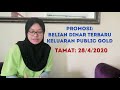 Promosi Dinar: Tamat 28/4/2020