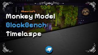 Low-Poly Monkey Model Timelapse | Blockbench