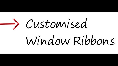Creo - How to customized window ribbons