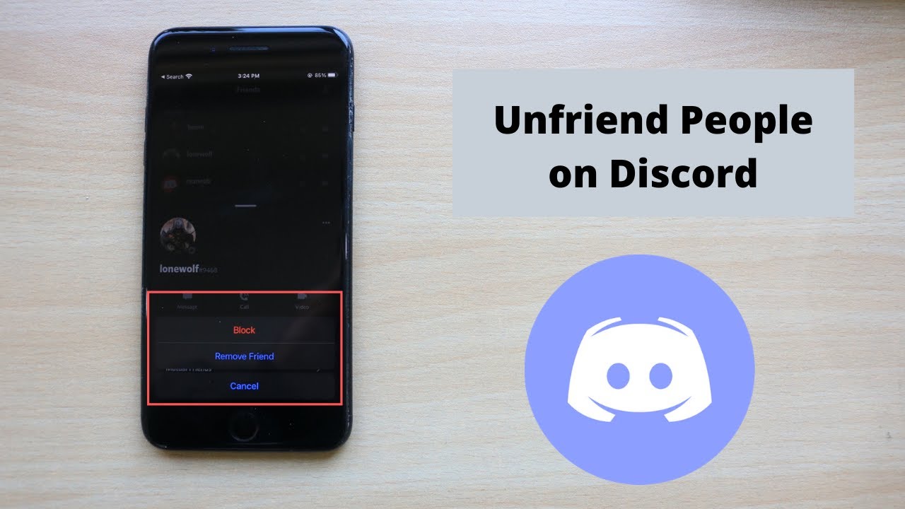 How To Unfriend On Discord Iphone \U0026 Android (2021)