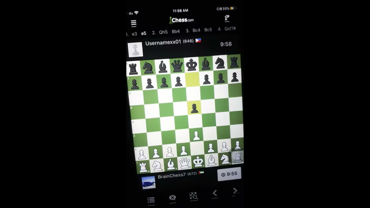 How to win chess in 4 moves... - YouTube