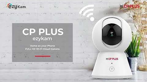 CP Plus 360° 1080P 2MP Ezykam WiFi Security Camera (White)