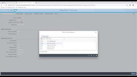 SAP S/4HANA - How to Create a Purchase Contract