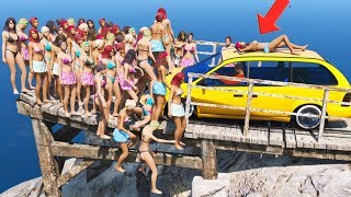 Grand Theft Auto 5 воды Ragdoll смешные моменты прыжки не удается эйфория физика Ep.24