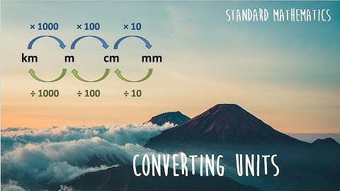 Converting Units (HSC Standard 2 Mathematics)