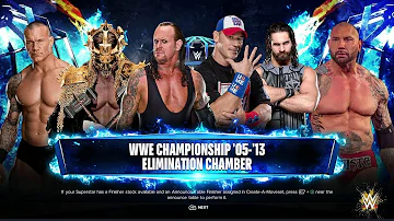 "🔥 WWE 2K24 FULL MATCH —  Elimination Chamber —  WWE  Title Match!"