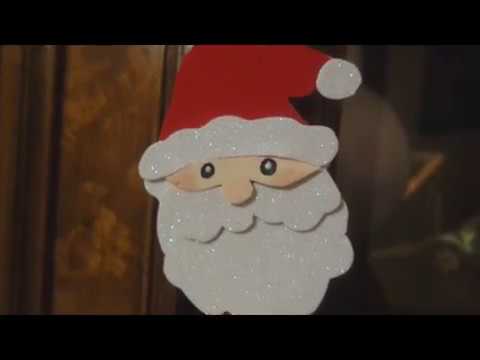 Cartamodello Centrotavola Natalizio Gomma Crepla.Diy Babbo Natale In Gomma Crepla Christmas Decoration Youtube