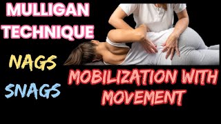 Mulligan Mobilization with Movement Technique (MWM)  | SNAG  | NAGS  | URDU | hindi | FD Physio screenshot 3