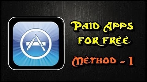 How to get paid apps for free WITHOUT Jailbreak- Method 1 iOS 7 and 6 for iPhone,iPod Touch,iPad