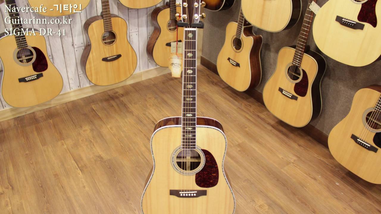 [기타인] SIGMA DR-41 / Solid TOP Acoustic Guitar Sound