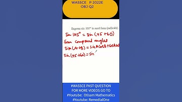 WASSCE 2022|EMATHS ||OBJ Q2|||