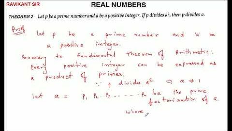 let P be a prime number  and a be a positive  integer . if p divides a^2, then p divide a .