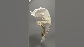 O. Sky - looping cloth simulation made with Blender