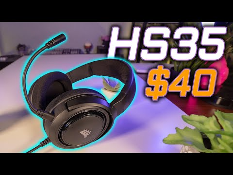 Corsair HS35 Gaming Headset Review and Mic Test