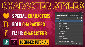 Create Professional InDesign Documents with Character Styles