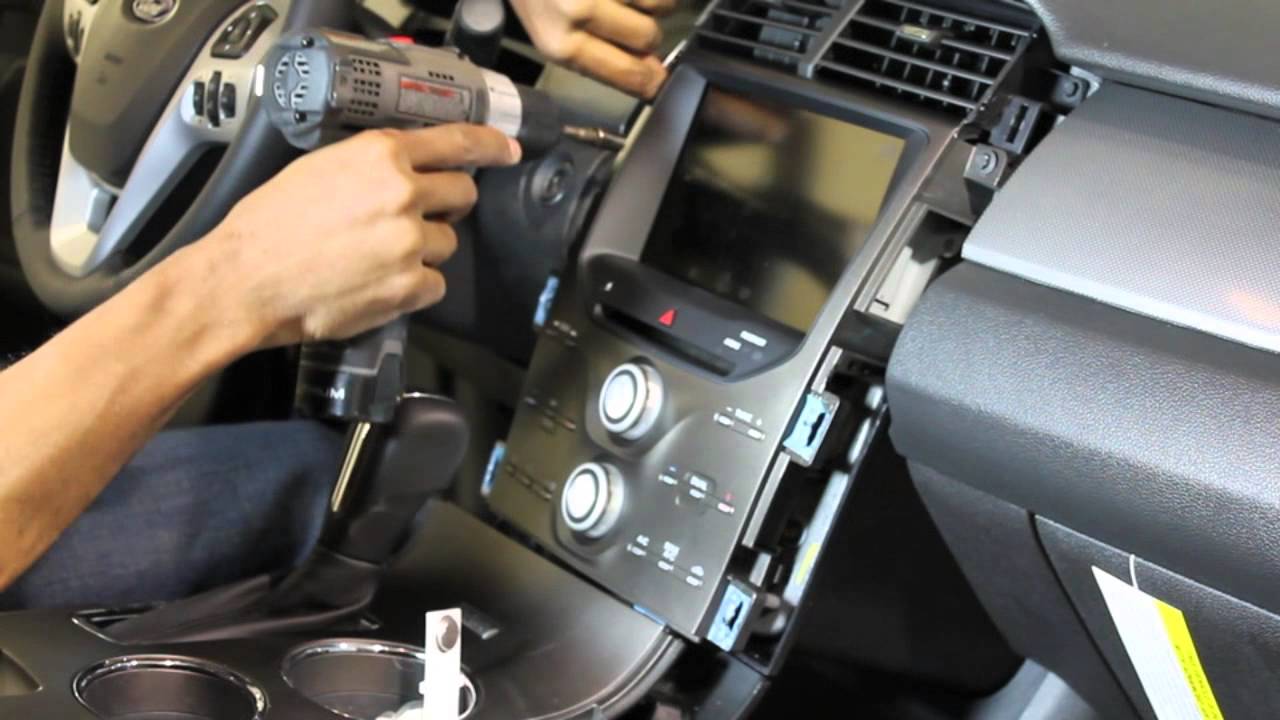 2013 Ford Edge Touch Screen Removal - YouTube ford f 150 sony wiring diagram 