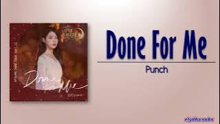 Punch (펀치) – Done For Me [Hotel Del Luna OST Part 12] [Rom|Eng Lyric]